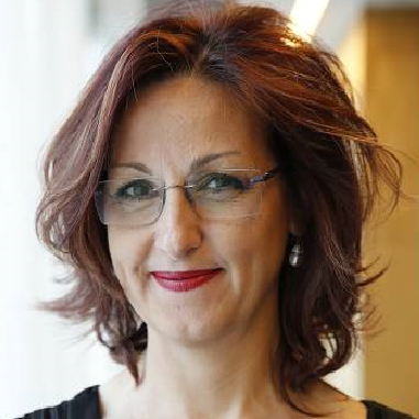 A headshot of Francesca Sartori, head of sustainability research and standardisation at Nokia