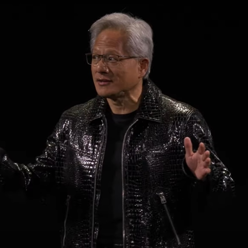 A headshot of Jensen Huang.