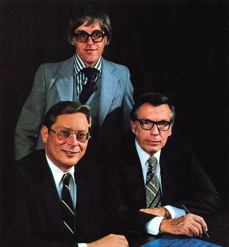 Richard Petritz, Iann Barron and Paul Schroeder. © The Richard Petritz Foundation