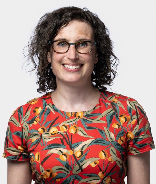 A headshot of Beth Thompson, executive director of policy and partnerships at Wellcome.