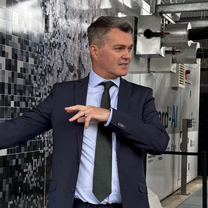 A headshot of Professor Simon McIntosh-Smith.