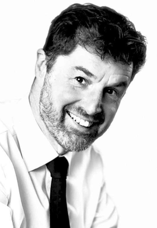 A black and white headshot of Peter Marshall, JOINER industry lead.