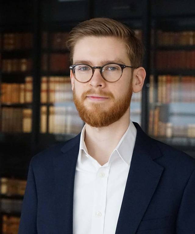 A headshot of George Balston, Alan Turing Institute.